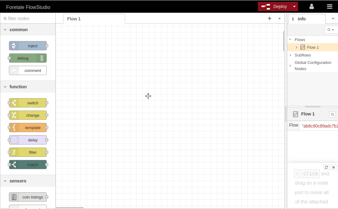 Import pre-existing Flows from the Flow Library