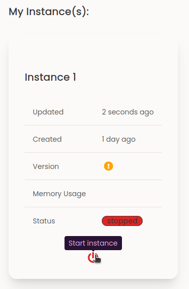 Starting a FlowStudio Instance